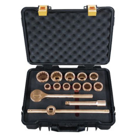 JEU DE CLÉS À DOUILLE 14 PIÈCES 3/4" CU-BE